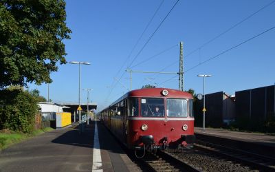 Zwischenhalt der Charterfahrt für die IHK Gießen-Friedberg am 30.09.2022 in Hanau NOrd
